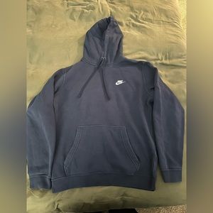 Nike navy blue hoodie